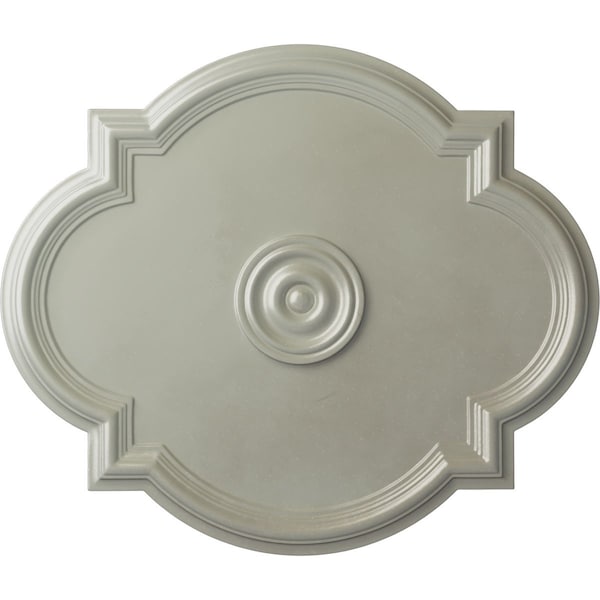 Ekena Millwork Waltz Ceiling Medallion (Fits Canopies up to 5 1/4"), 24"W x 20 1/2"H x 1 1/8"P, Flash Copper CM24WAFCS - main